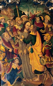 El beso de Judas (detalle) de Spanish School